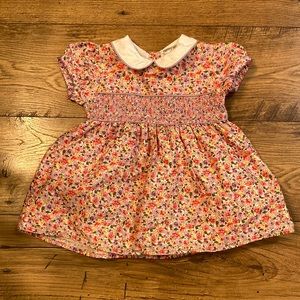Watch Me Grow Smocked Floral Dress